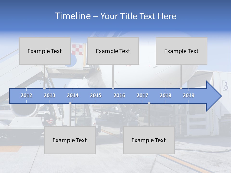 Modern Transportation Airbus PowerPoint Template