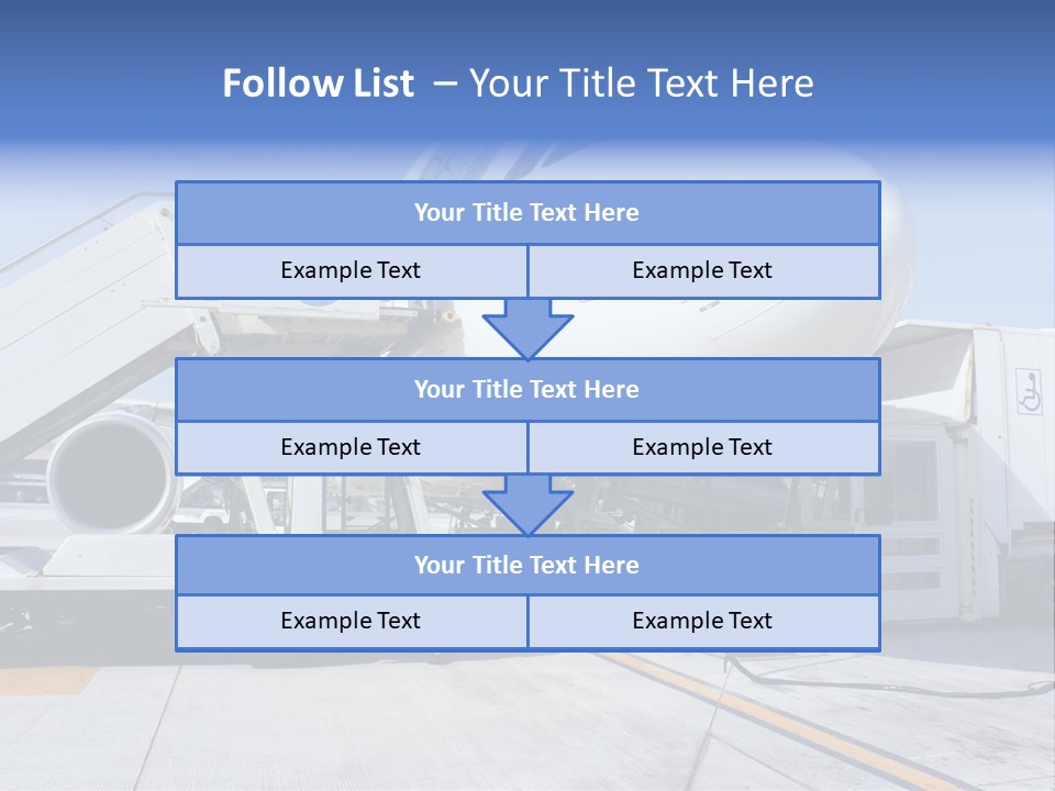Modern Transportation Airbus PowerPoint Template