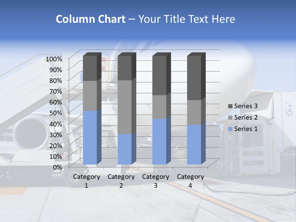 Modern Transportation Airbus PowerPoint Template