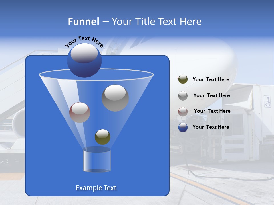Modern Transportation Airbus PowerPoint Template