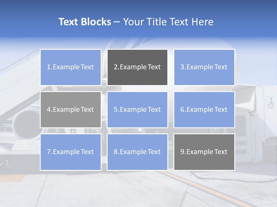 Modern Transportation Airbus PowerPoint Template