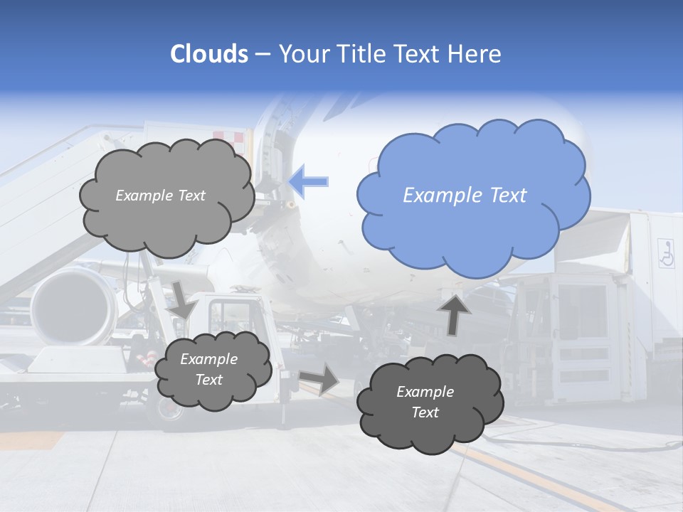 Modern Transportation Airbus PowerPoint Template