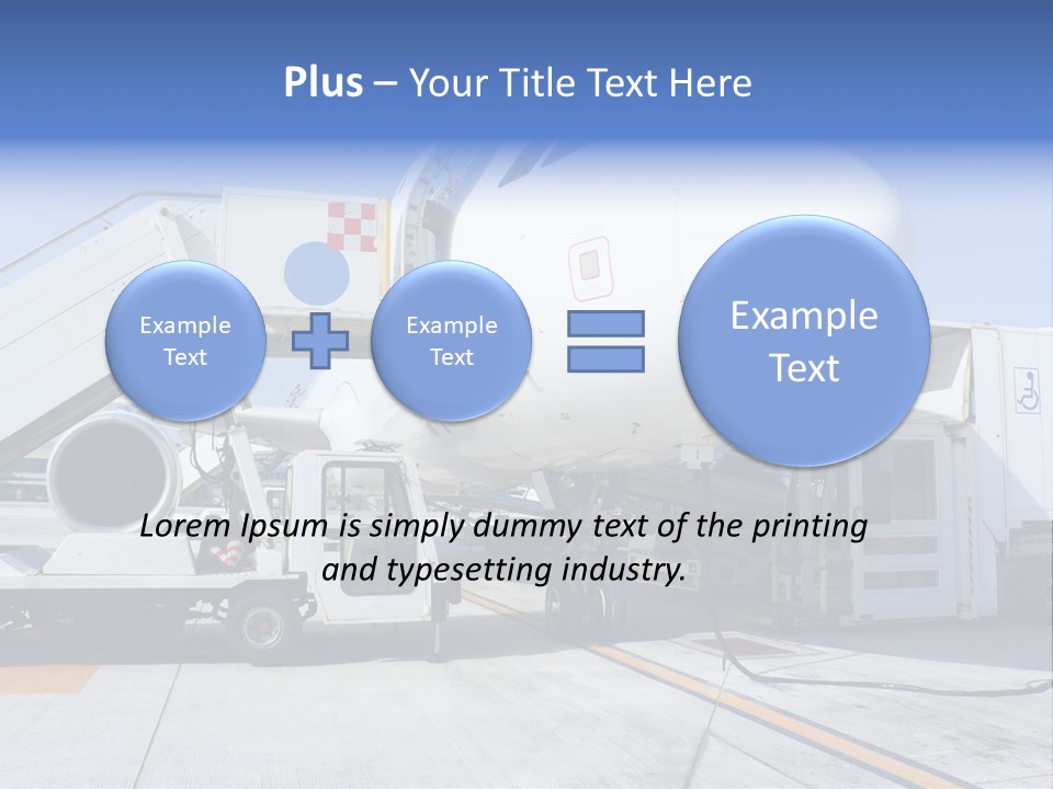 Modern Transportation Airbus PowerPoint Template