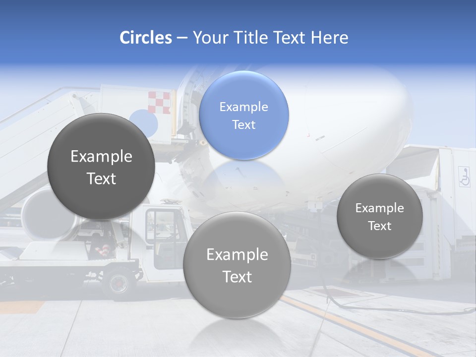 Modern Transportation Airbus PowerPoint Template