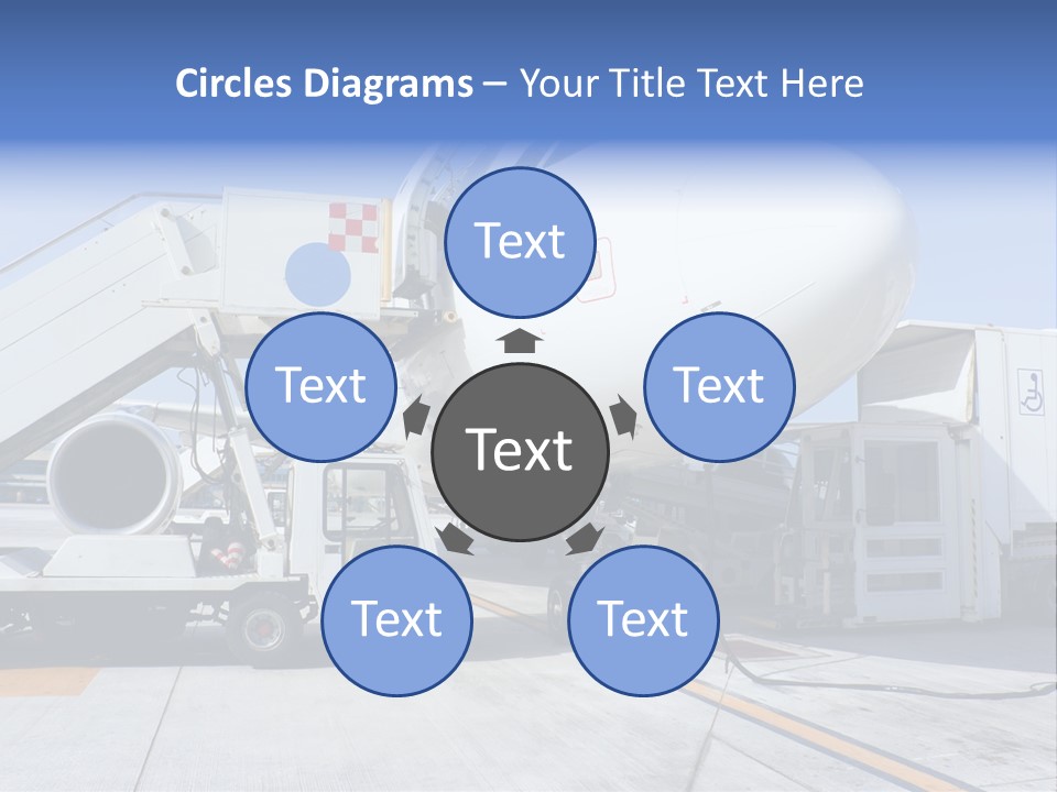 Modern Transportation Airbus PowerPoint Template