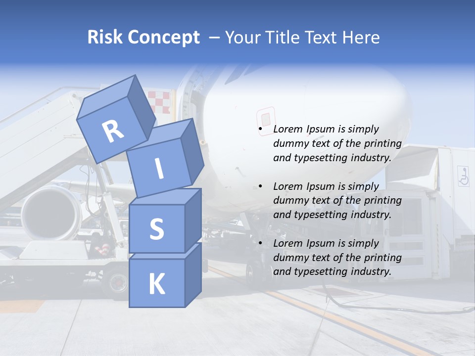 Modern Transportation Airbus PowerPoint Template