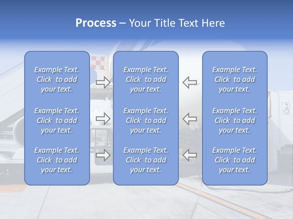 Modern Transportation Airbus PowerPoint Template
