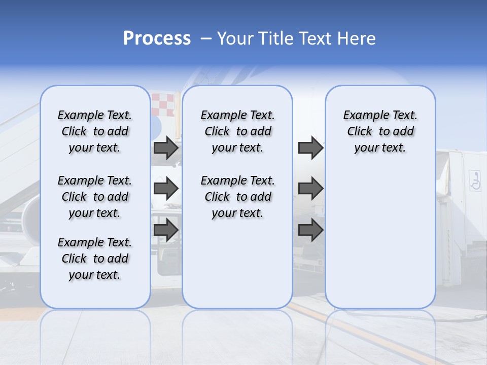 Modern Transportation Airbus PowerPoint Template