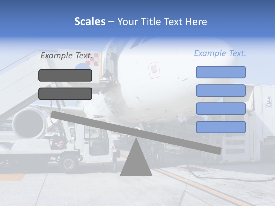 Modern Transportation Airbus PowerPoint Template