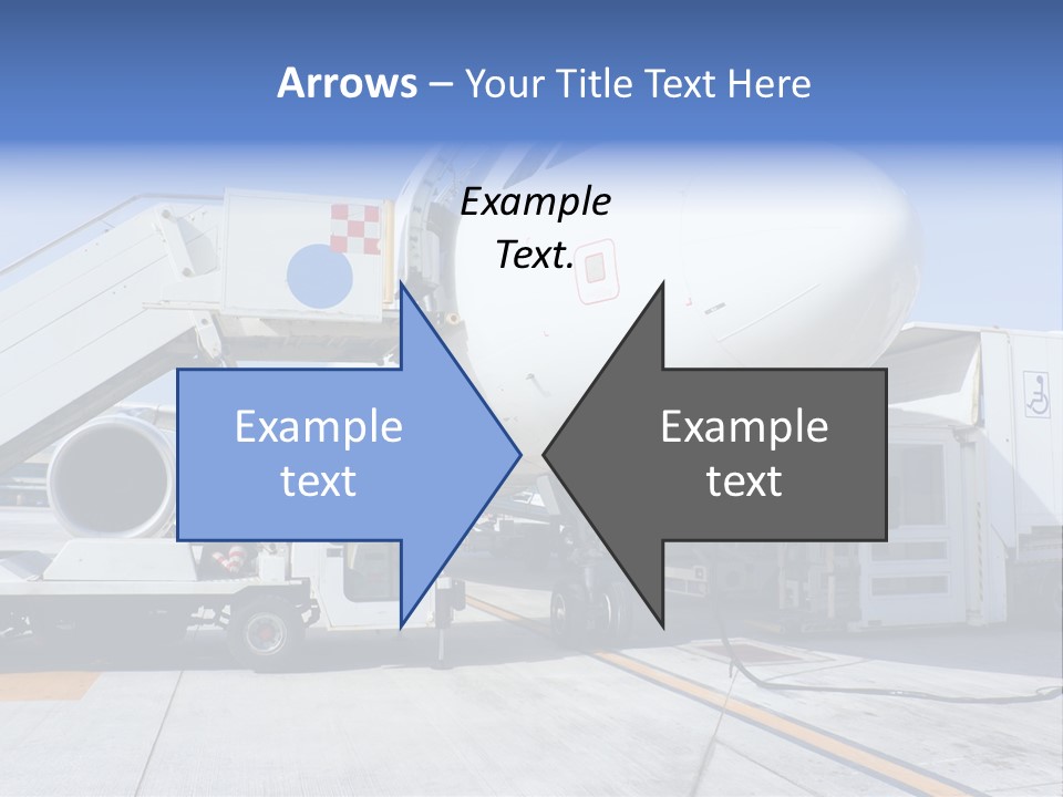 Modern Transportation Airbus PowerPoint Template