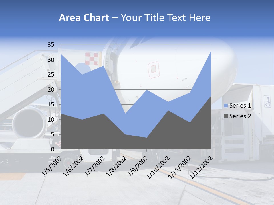 Modern Transportation Airbus PowerPoint Template