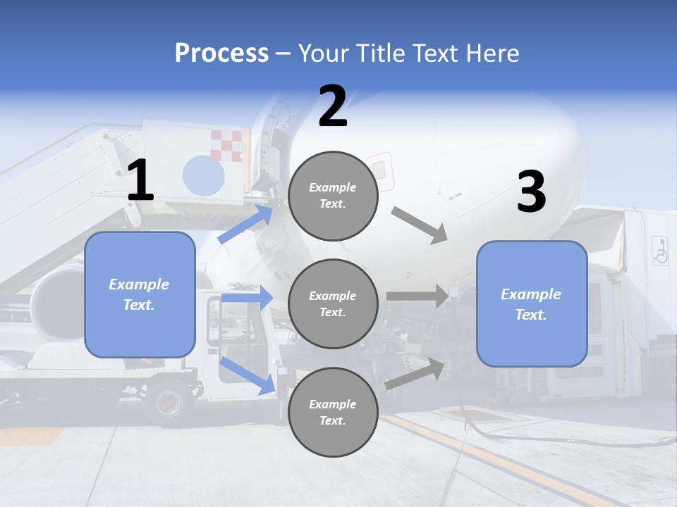 Modern Transportation Airbus PowerPoint Template