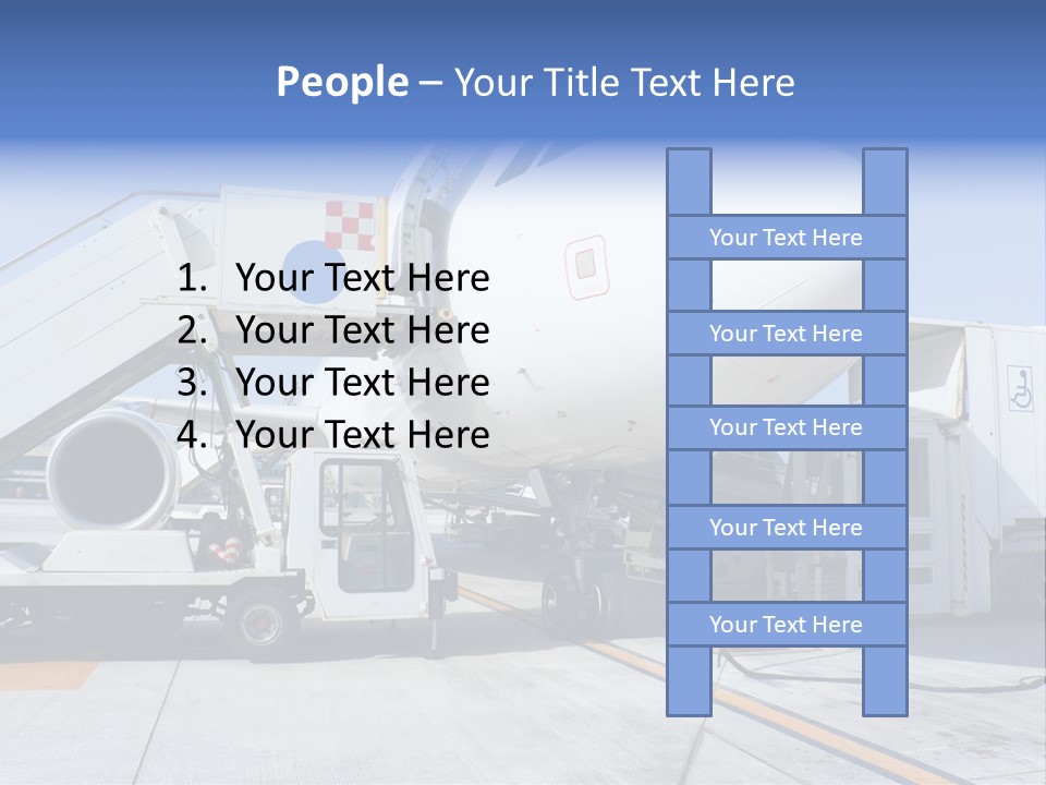 Modern Transportation Airbus PowerPoint Template