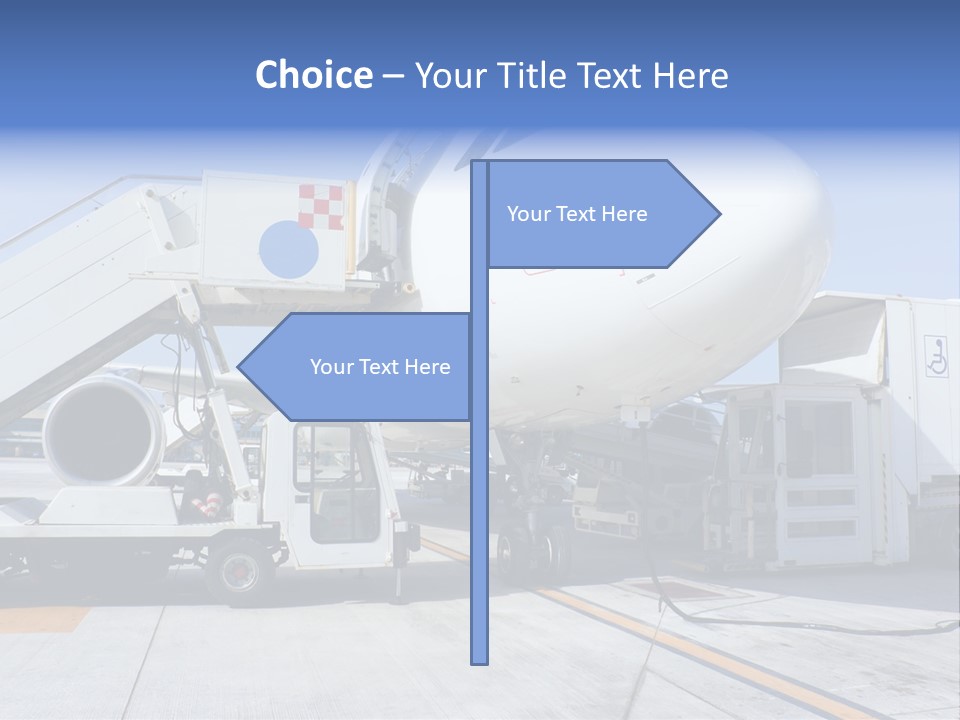 Modern Transportation Airbus PowerPoint Template