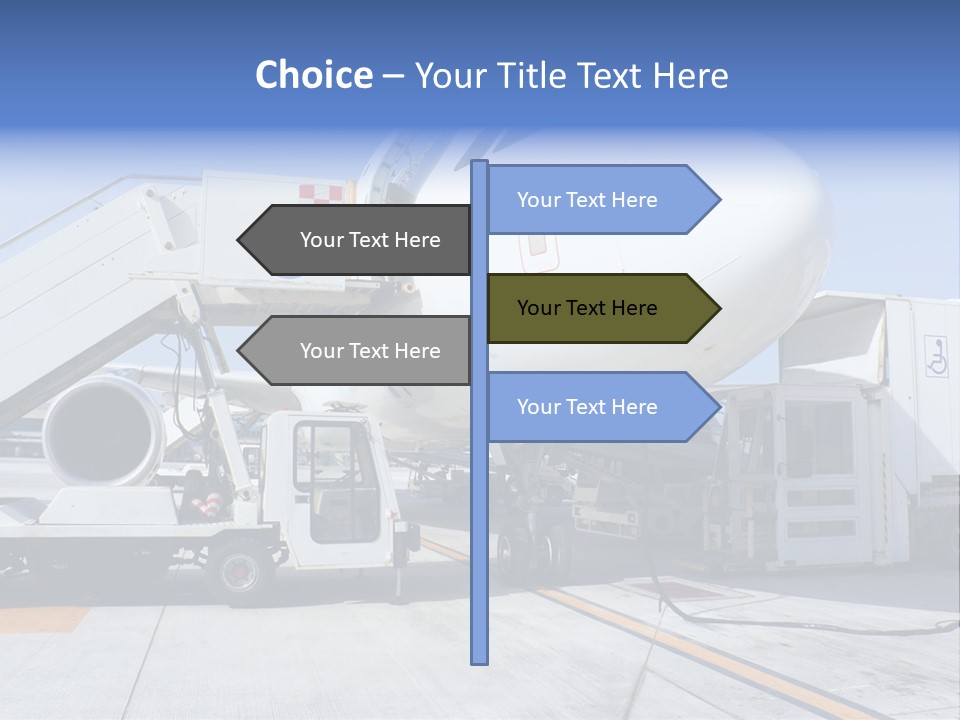Modern Transportation Airbus PowerPoint Template