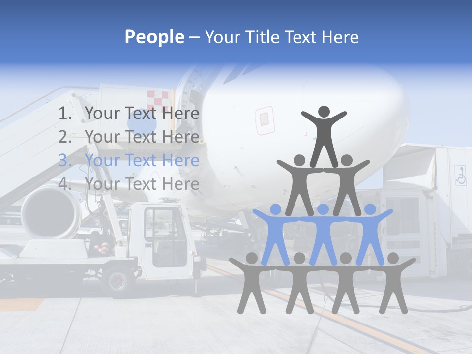 Modern Transportation Airbus PowerPoint Template