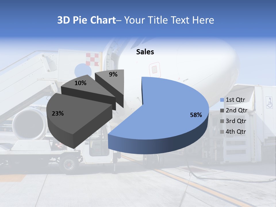 Modern Transportation Airbus PowerPoint Template