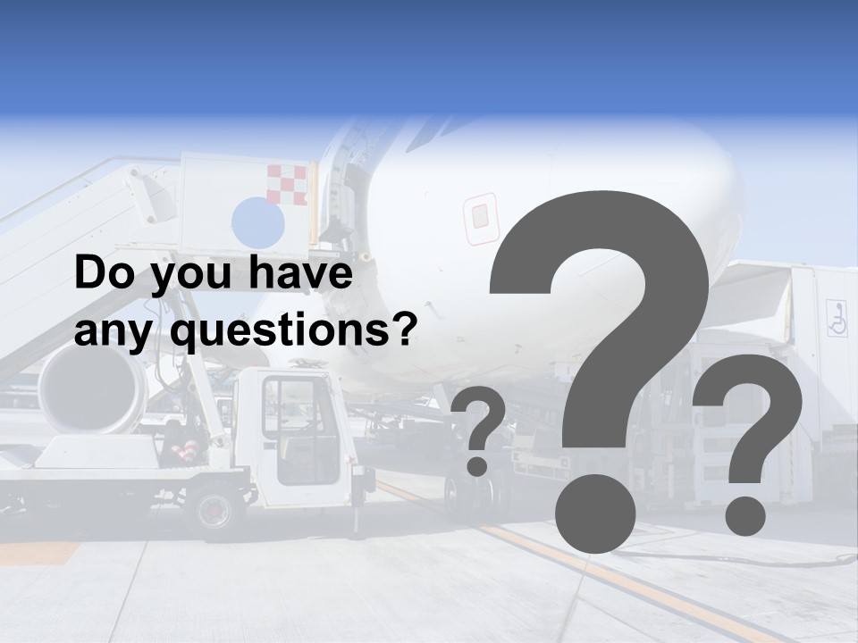 Modern Transportation Airbus PowerPoint Template