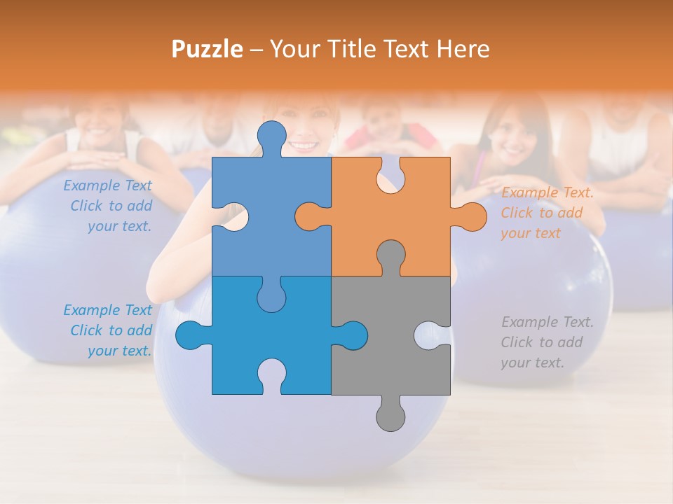 Sportswear Person Workout PowerPoint Template