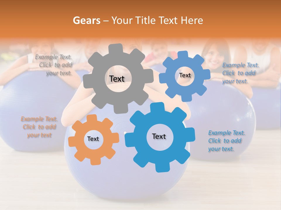 Sportswear Person Workout PowerPoint Template