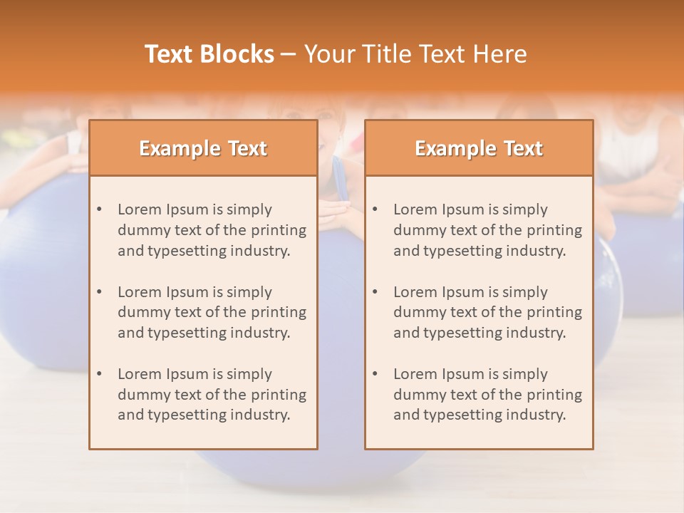 Sportswear Person Workout PowerPoint Template