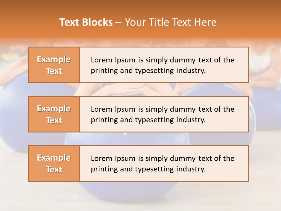 Sportswear Person Workout PowerPoint Template