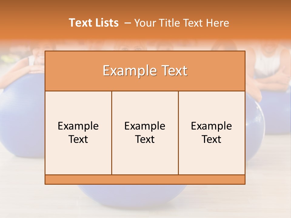 Sportswear Person Workout PowerPoint Template