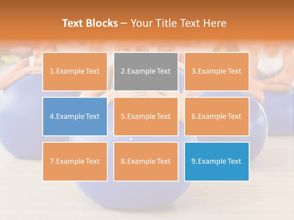 Sportswear Person Workout PowerPoint Template