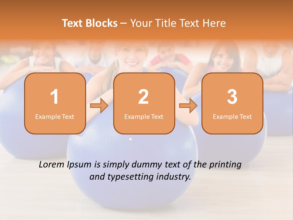 Sportswear Person Workout PowerPoint Template