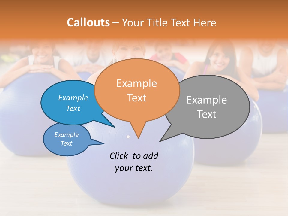 Sportswear Person Workout PowerPoint Template