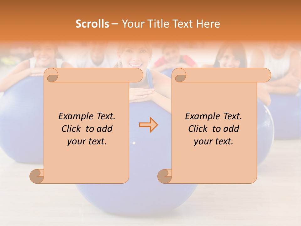 Sportswear Person Workout PowerPoint Template