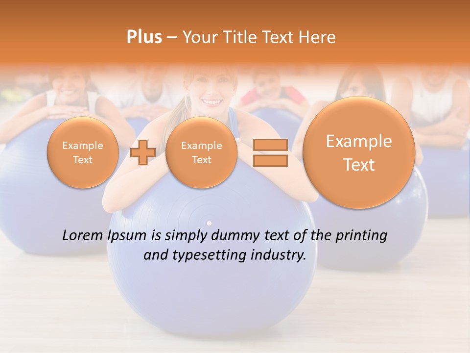 Sportswear Person Workout PowerPoint Template