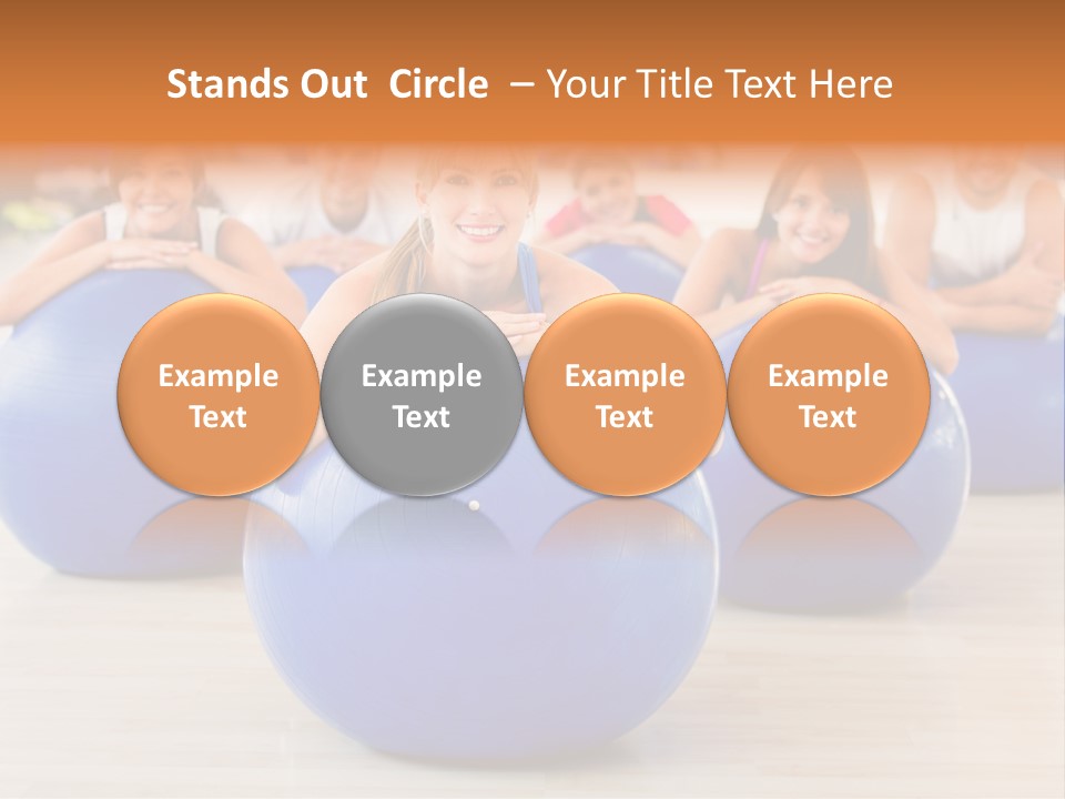 Sportswear Person Workout PowerPoint Template