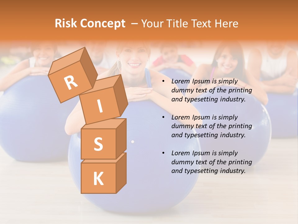 Sportswear Person Workout PowerPoint Template