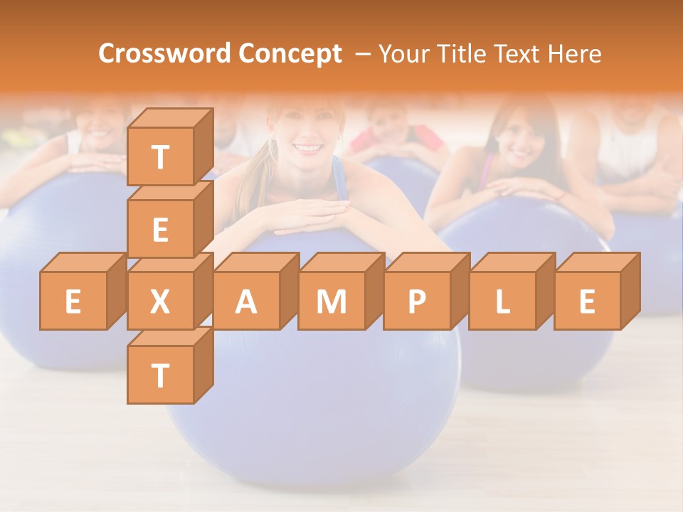 Sportswear Person Workout PowerPoint Template