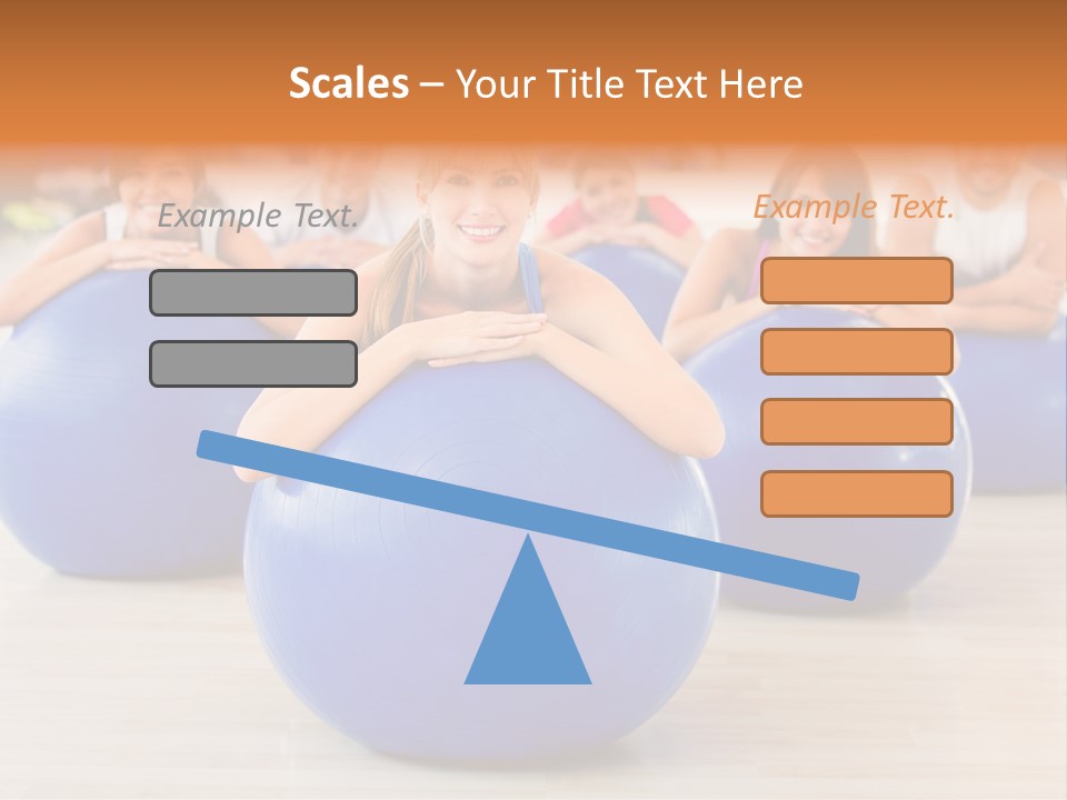 Sportswear Person Workout PowerPoint Template