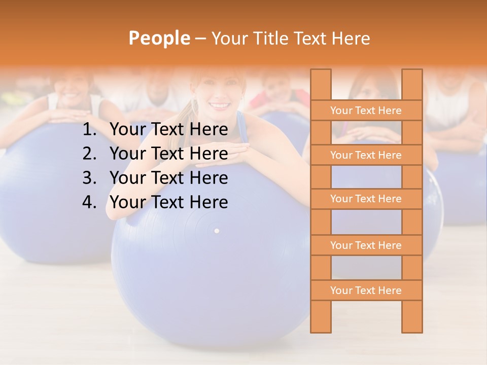 Sportswear Person Workout PowerPoint Template