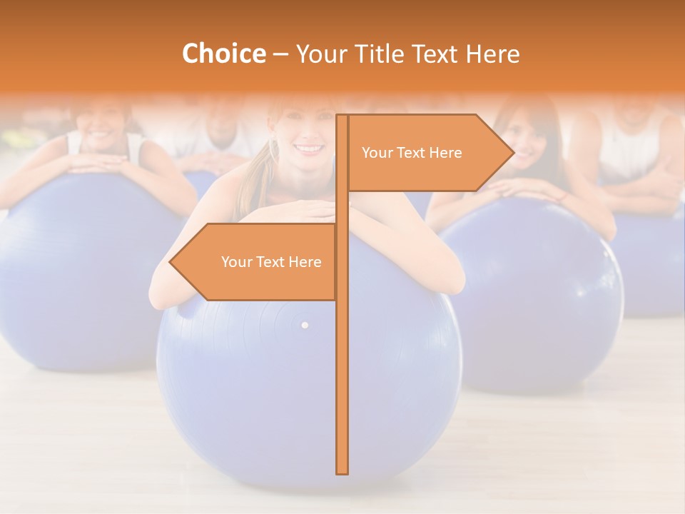 Sportswear Person Workout PowerPoint Template