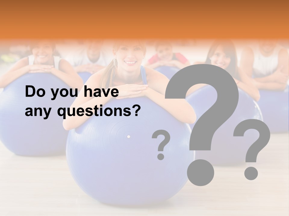 Sportswear Person Workout PowerPoint Template