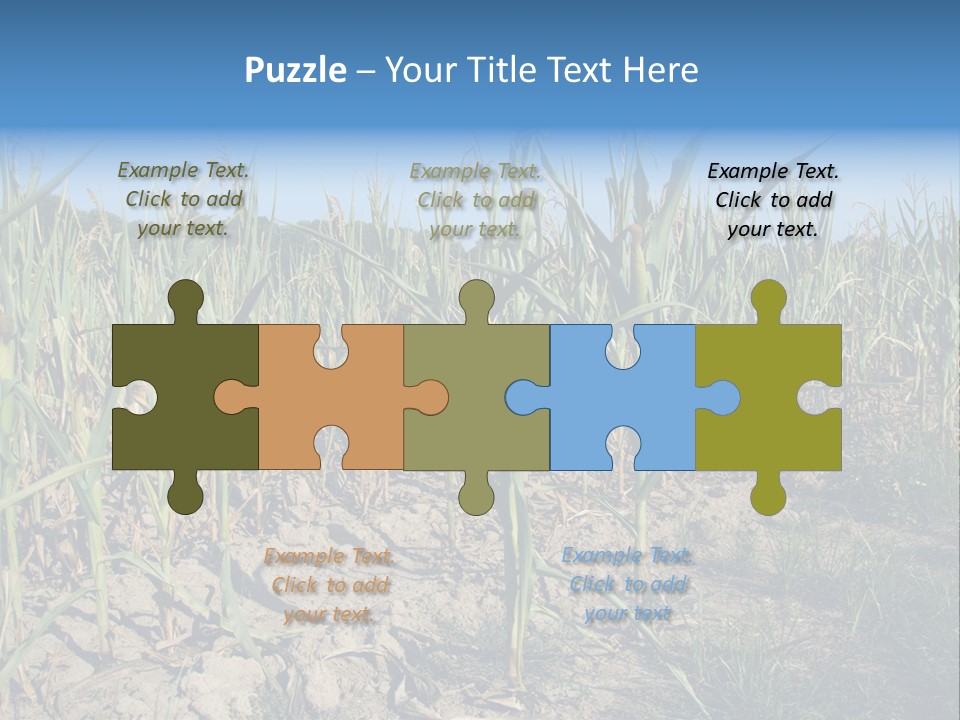 Agriculture Farming Drought PowerPoint Template
