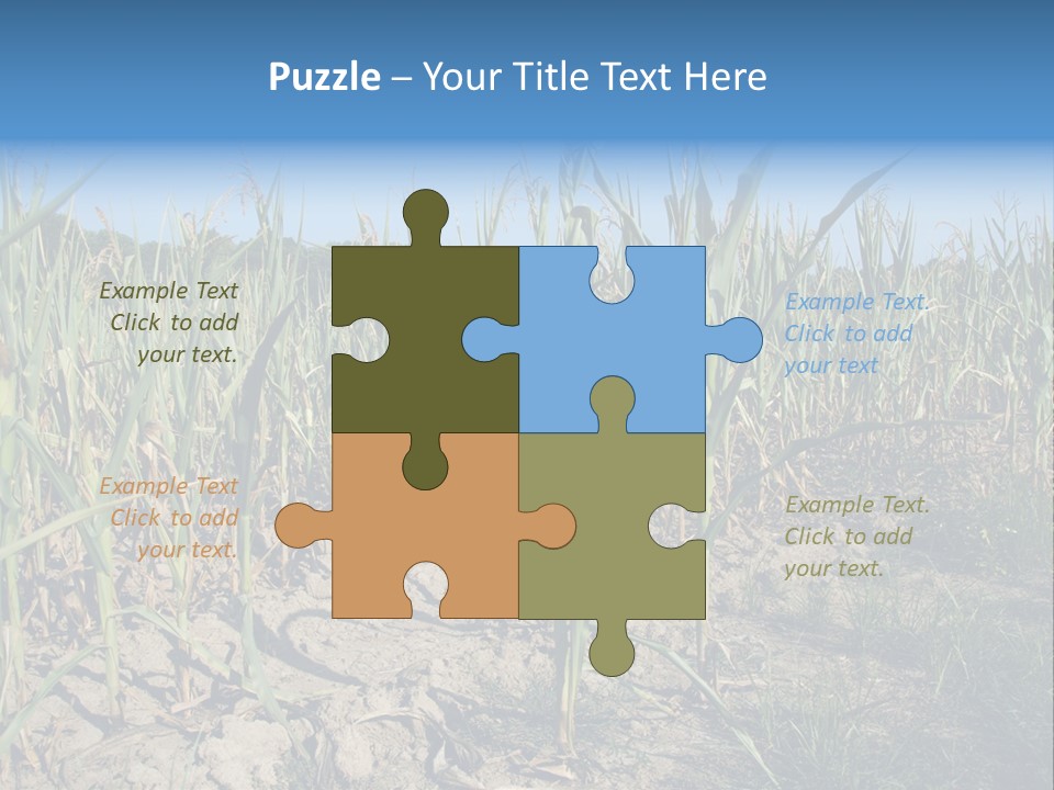 Agriculture Farming Drought PowerPoint Template