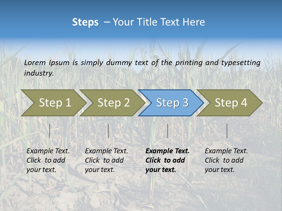 Agriculture Farming Drought PowerPoint Template