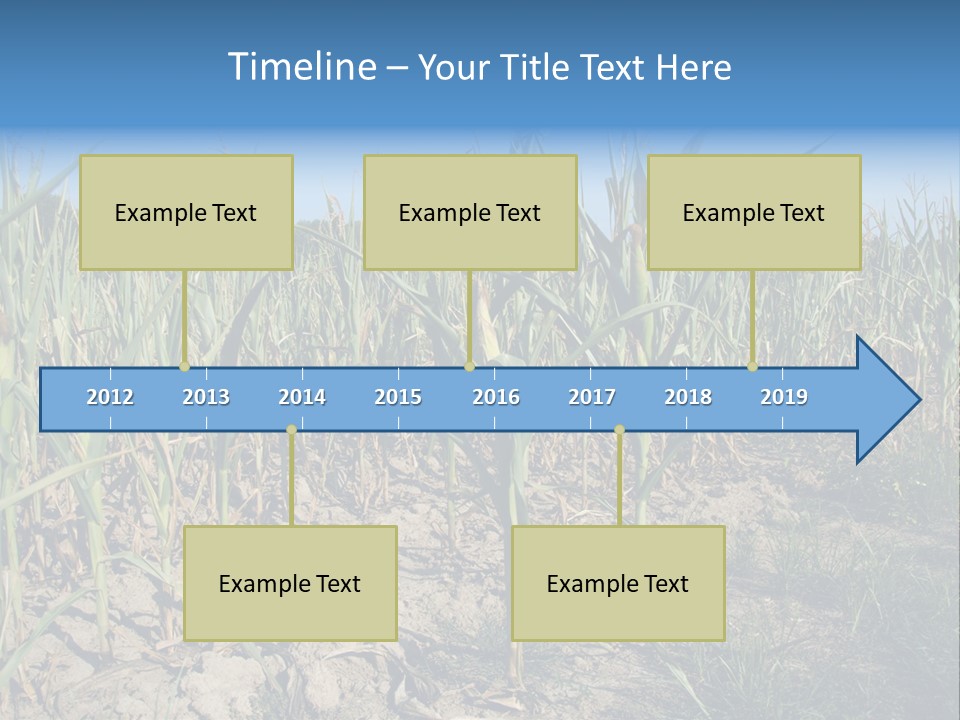 Agriculture Farming Drought PowerPoint Template