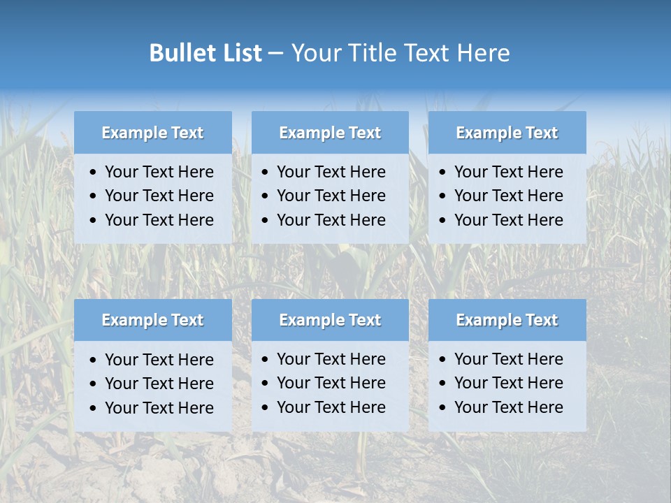 Agriculture Farming Drought PowerPoint Template