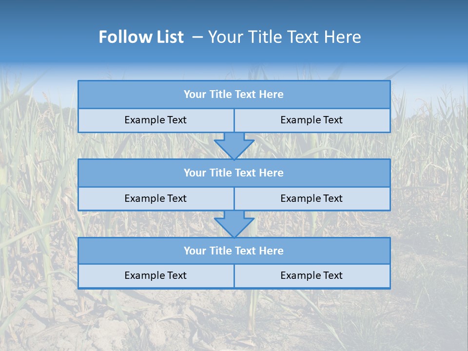 Agriculture Farming Drought PowerPoint Template