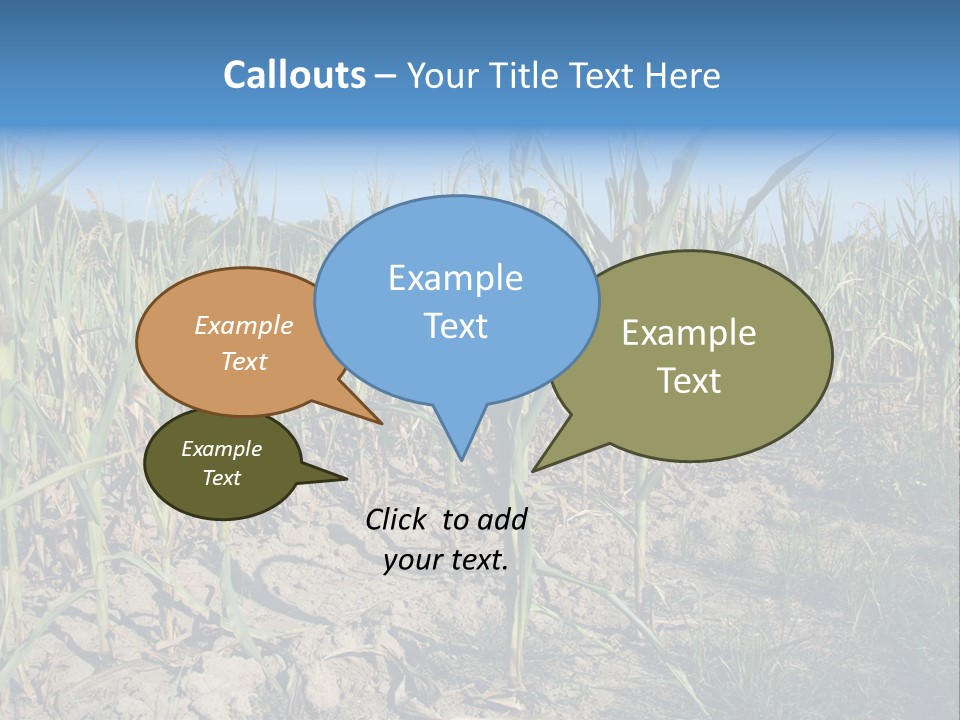 Agriculture Farming Drought PowerPoint Template
