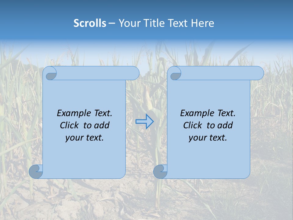 Agriculture Farming Drought PowerPoint Template