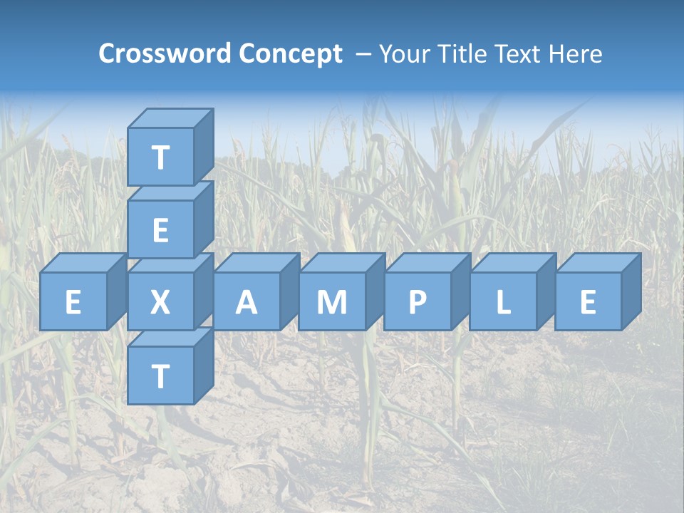 Agriculture Farming Drought PowerPoint Template