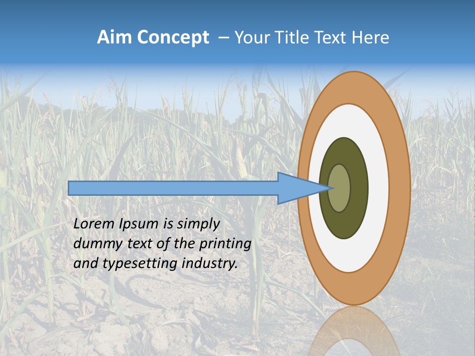 Agriculture Farming Drought PowerPoint Template
