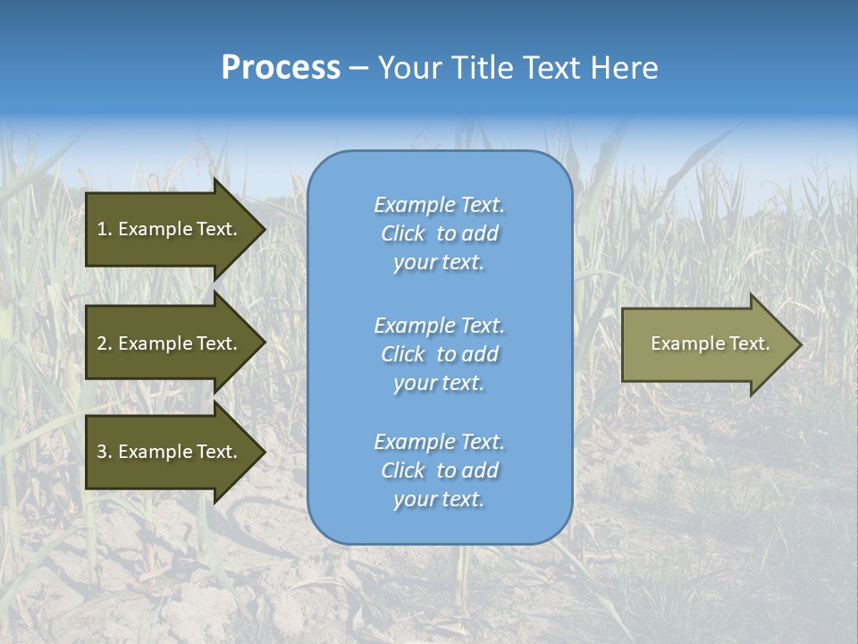 Agriculture Farming Drought PowerPoint Template